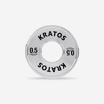 크라토스 고무 저중량 원판 0.5KG (2개1세트), 단품, 단품