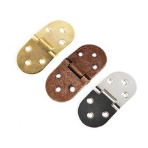 철물의민족 미싱경첩 미니경첩 270도 반달 가구 철물 접이식테이블, 골드