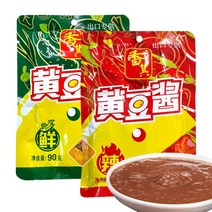 [수연중국식품] 중국 양념장 콩장 황두장 향기장 2종(90g), 고추콩장