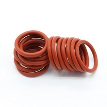 고무오링 패킹 실리콘 오링 고무링 VMQ-O 링 씰 개스킷 두께 CS 3mm OD 10 ~ 70mm 실리콘 고무 절연 방수, 24 OD 36mm_01 빨간_01 3mm