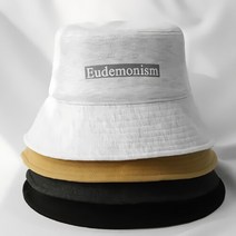 버킷햇 벙거지모자 여름 여성 행복주의