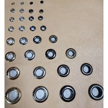 20mm 아일렛/하도메 4가지컬러 20set (가죽공예장식), 청동
