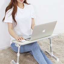 높이 각도 조절 접이식 침대 테이블 베드 트레이 노트북 좌식 책상, E6S(서랍+독서대)