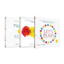 영어원서 Herve Tullet 작가 Press Here 픽쳐북 하드커버 3종 세트, 없음