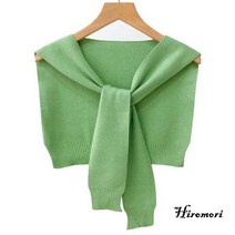 Hiromori 봄여름 숄 여 니트 에어컨 목 보호대 망토 스카프