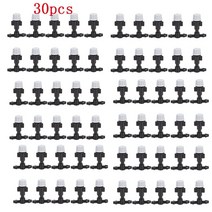 점적테이프 타카키 점적호스 점적호스부속 102030pcs 마이크로 물방울 관개 노즐 급수 호스 물 분무기 정원 호스 노즐 정원 커넥터 스프링클러, 30개 회색