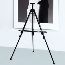 대형 이젤 전시용이젤 금속 캔버스받침대 액자거치대 접이식이젤 휴대용이젤 접이식, 상세페이지 참조, 상세페이지 참조