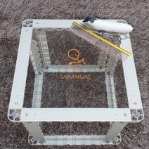 다소다 애견 미용테이블SET (S), 1개, 블랙
