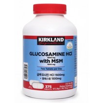 글루코사민 HCI 1500mg 엠에스엠 MSM 1500mg 관절 연골 건강에 도움 6개월분