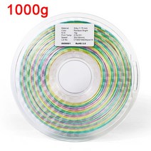 3D 펜 필라멘트 1.75mm 실크 PLA 무지개 3d 프린터 500g/1kg 소프트풍부한 광택 인쇄 재료와 같은 여러 가지 빛깔의 Ramdon 재료, [04] B 1000g