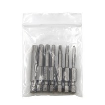 Torx Security Screwdriver Bit Set T10-T40 1/4 인치 정강이 2 인치/50 mm 길이