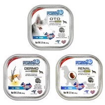 포르자 강아지 처방 습식캔 더모 오토 레날 100g x 6ea, 레날(신장) 100g x 6ea