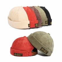 부드럽고 고급진 코듀로이 소재 데일리 남성 와치캡숏비니 와치캡 면와치캡 남자와치캡 여름와치캡 모자 와치캡코디 봄모자 여름모자 아메카지룩 카페모자 워싱