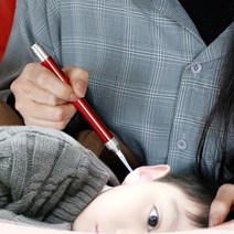 비투비월드 LED 원터치 귀이개 / 귀청소 귀파개, 단품