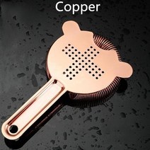 위스키계량 칵테일 컵 지거 제조 하이볼 Julep 바 칵테일 스트레이너 304 스테인레스 스틸 구리 도금 막대, 13 Copper