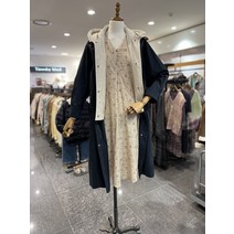 써스데이아일랜드 후드배색 롱 야상 점퍼(T226AJP532W)(1271195)