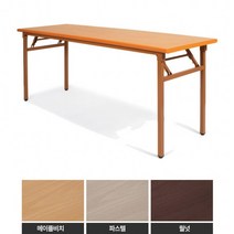 사무용 접이식테이블 책상 업소용 회의 사무실 R1200, 1800X450_파스텔