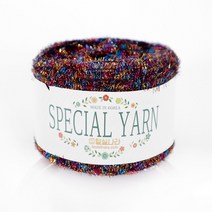 골드 메탈 수세미 소품실 날개사, 5색메탈