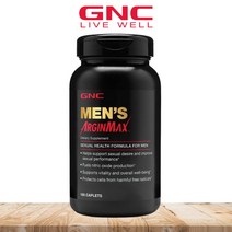 GNC 남성용 아르긴맥스 180정 멀티비타민 아르기닌, 1개, 기본