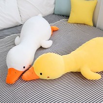 토이웍스 유유자적오리 수면 애착 인형 100cm 큰인형 국민애착인형 모찌인형 수면인형 침실인형, 옐로우
