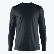 피엘라벤 남성 아비스코 울 긴팔 티셔츠 다크 네이비 87194/555 LS M