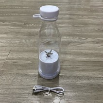 가성비 6블레이드 헤드 USB 충전 미니 휴대용 블렌더 병 주스 믹서 컵 기계 과일 밀크샤크, 한개옵션1