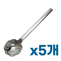 꿀템모아 화채스푼 제니 스텐 화채스푼1P x 5개 과일 수박 디저트 빙수 775EA, 상품선택