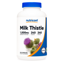 뉴트리코스트 밀크시슬 실리마린 1000mg 밀크씨슬 240캡슐 Nutricost, 1개, 기본