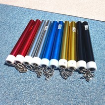 1+1 알루미늄 쌍절곤 대 봉길이 28 cm 수련용 경쾌한소리 태권도 합기도 연습용 시범용 알루미늄쌍절곤 호신용 짤랑이 장난감 빨강 은색 금색 파랑, 은색+금색