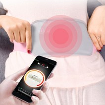 허리 마사지매트 온열기 전자파없는 전기 온열 매트 벨트 경련 패드 벨트 기간 통증, a