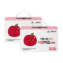 너랑나랑 NFC 사과착즙 100 120ml x 30포 어린이 기호식품, 30포 X 4박스