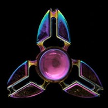 파인드몰 피젯스피너 R188 레인보우 LED 베어링 팝잇 레어, 레인보우6