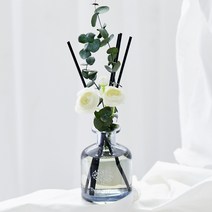 더퀸비 디퓨저 향-향기로물들다 5가지향 + 디퓨저플라워 데코 220ml, 화이트로즈데코, 호스타