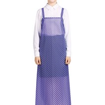 휴니패코 우레탄 도트 프린트 방수 앞치마 H형 대, X, 유니도트_퍼플(H형)