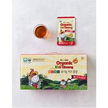키니지니 유기농 어린이홍삼 키즈홍삼 유아홍삼 우리아이홍삼, 90ml x15 포 x 2box