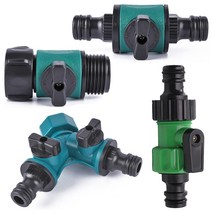 호스 커넥터 (밸브4종) 원터치 물호수 니플 수도꼭지 호스연결, 2） I형 밸브 원터치 고급형