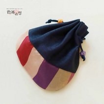 한복은정 한국 전통 색동 복주머니 설날 명절 세뱃돈 정월대보름 외국인 선물 한복 주머니 단체 교회 성당 유치원 초등학교 어린이집 각종 행사 용돈 부림주머니, 노란색