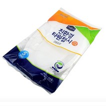 일회용 타원접시 380MM 캠핑준비물 친환경그릇 캠핑용품
