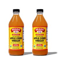 아름다운정성 미국산 유기농사과식초 과일생즙 발효식초, 473ml, 2병