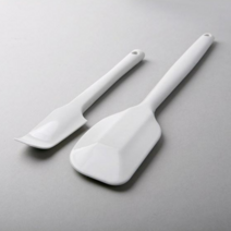 실리콘 통주걱 소/대 (화이트), 소