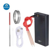 전기용접기 소형 3GOA /DH20Pro DIY 스폿 용접기 조정 가능한 기계 도구 키트 펜 니켈 시트 충전 케이블, 02 3GOA