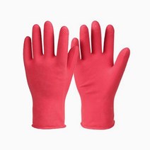 하얀손 미니 고무장갑 적색 소형 10개 소형-72394EA, DD_ 1, DD_ 본상품선택