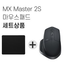 로지텍 MX Master 2S 무선마우스   마우스패드