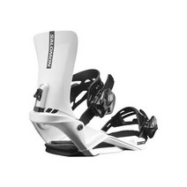 살로몬 리듬 - 2023 남녀공용 스노우보드 바인딩 - 화이트, M (US Mens 8.5 - 9.5)