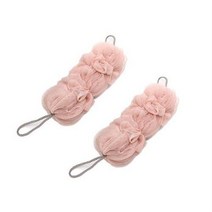 파스텔 스트립 롱 샤워볼572409 32, 랜덤발송, 2개