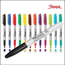 Sharpie 샤피펜 F 샤피 유성펜마커 미국 네임펜 수입마커 스타 사인펜 칼라샤피펜 낱색 1자루, 1개, 샤피F유성펜 블루