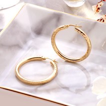 [골드팡] 14k 클레오컷팅 링귀걸이