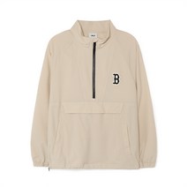 MLB 베이직 미디움 로고 아노락 BOS L.Beige 191068