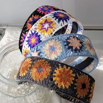 니트 헤어밴드 뜨개 머리띠