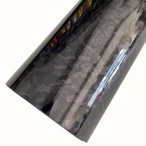 유압 품질 애완 동물 슈퍼 광택 블랙 단조 탄소 섬유 비닐 랩 자기 접착 스티커 데칼 차량 자동차 포장 롤, [01] Black, [03] 30cm x 152cm